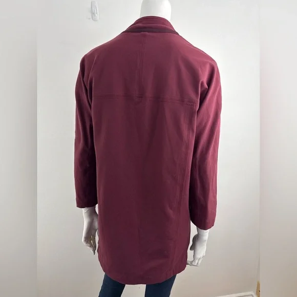 LULULEMON Cocoon Car Coat Berry size XS - Picture 8 of 11